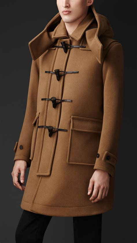 burberry duffle coat men|wool burberry coat men.